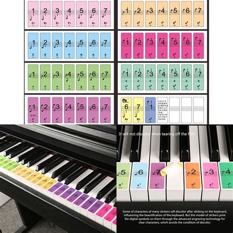 Piano Stickers Printable